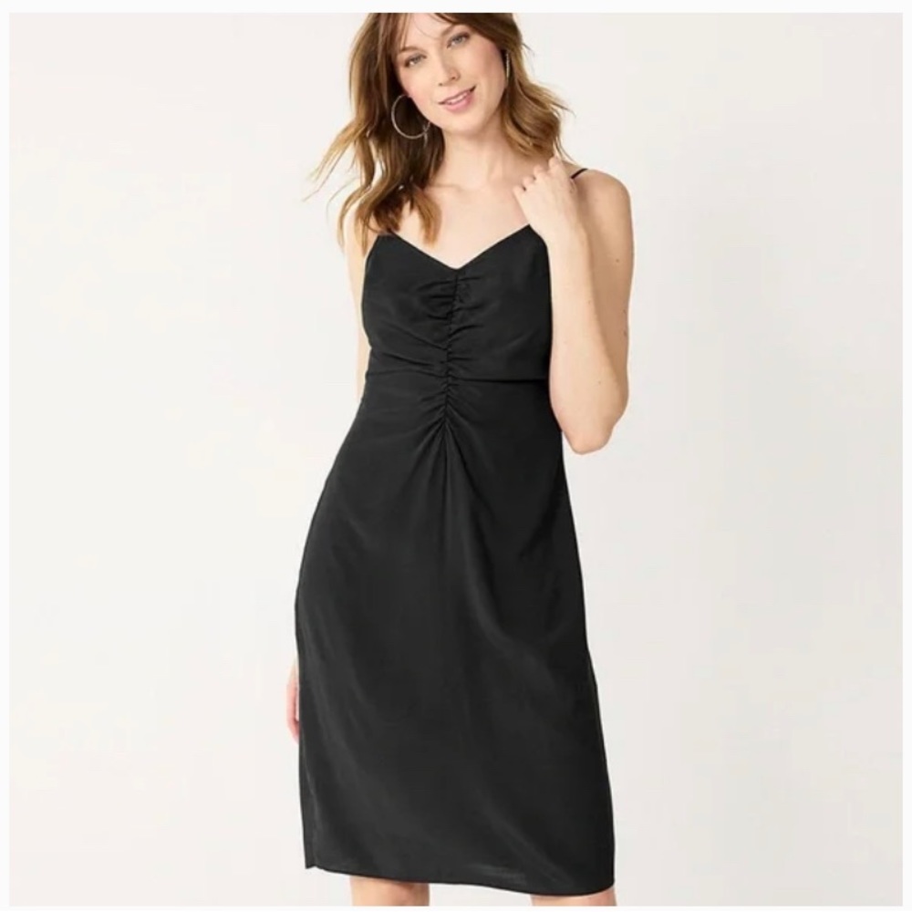 Nine West spaghetti strap Black Dress!